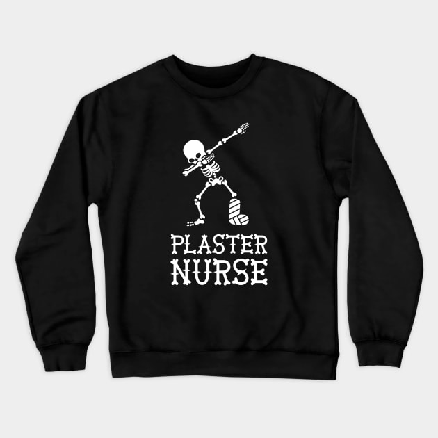 Dab dabbing skeleton plaster nurse Crewneck Sweatshirt by LaundryFactory